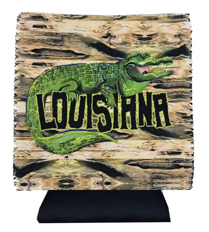 FANCY GATOR DESIGN CAN COOZIE