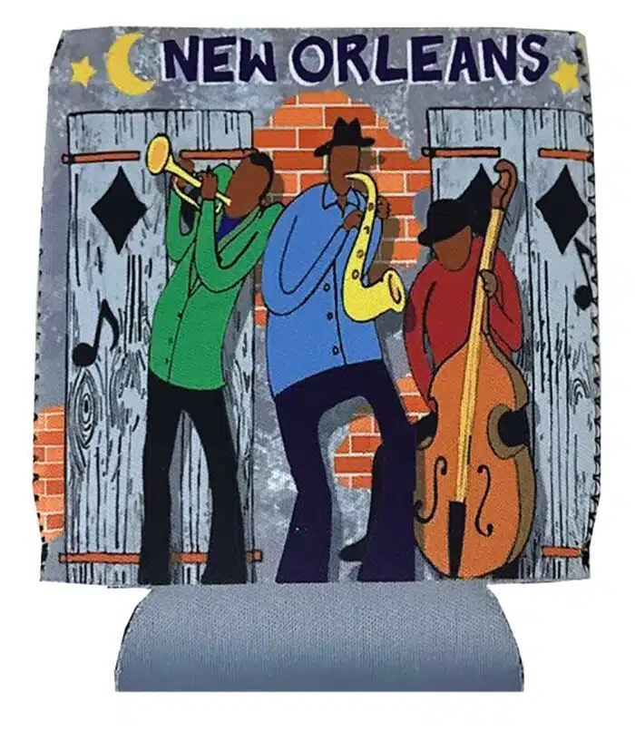 SAX BAND DESIGN CAN COOZIE