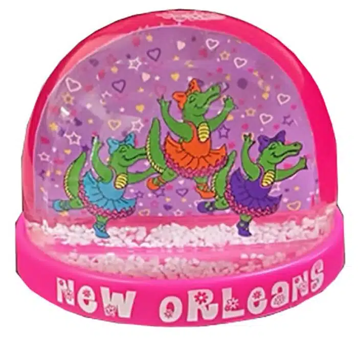 BAYOU BALLET SMALL PLASTIC WATERGLOBE