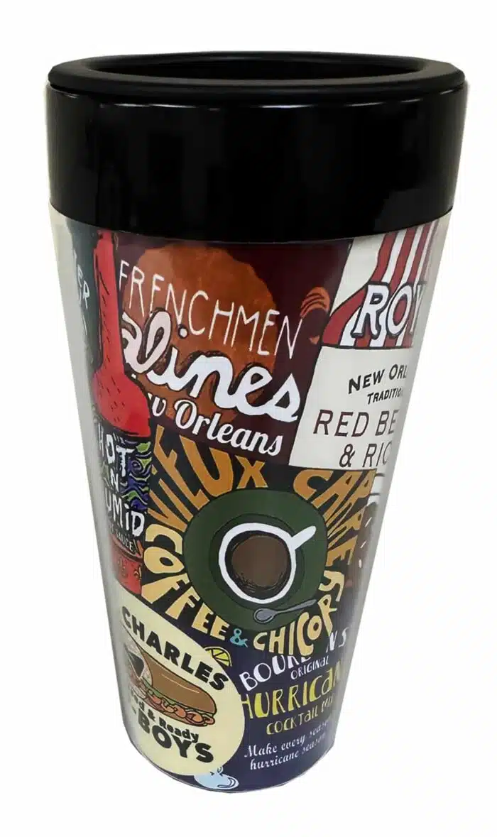 FOOD LOGO DESIGN TRAVEL MUG
