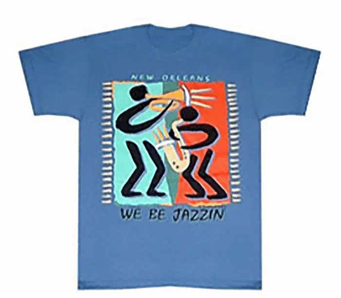 WE BE JAZZIN ADULT T-SHIRT