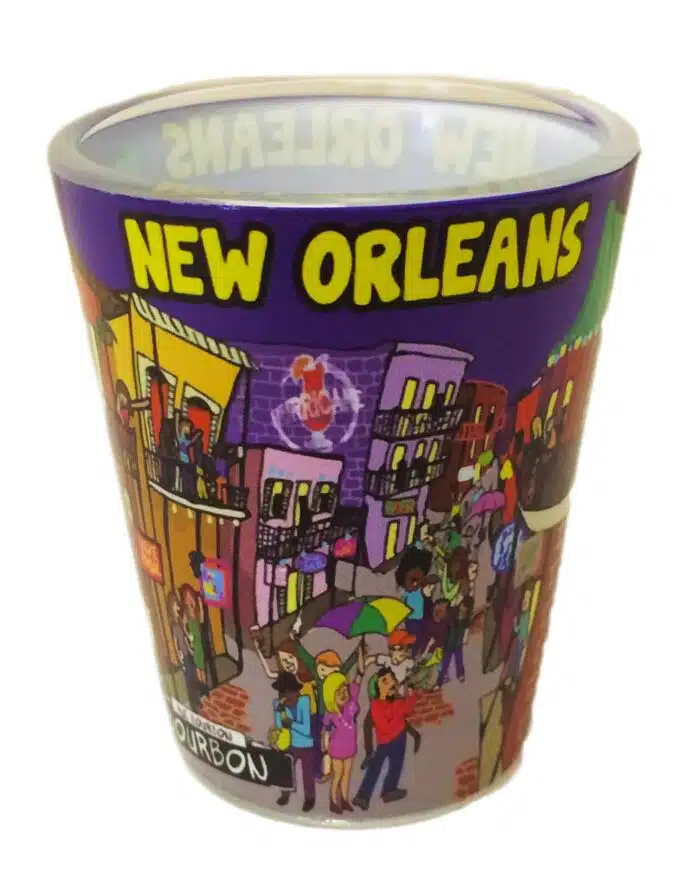 New Orleans souvenir shot glass
