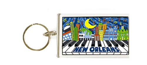 New Orleans keychain