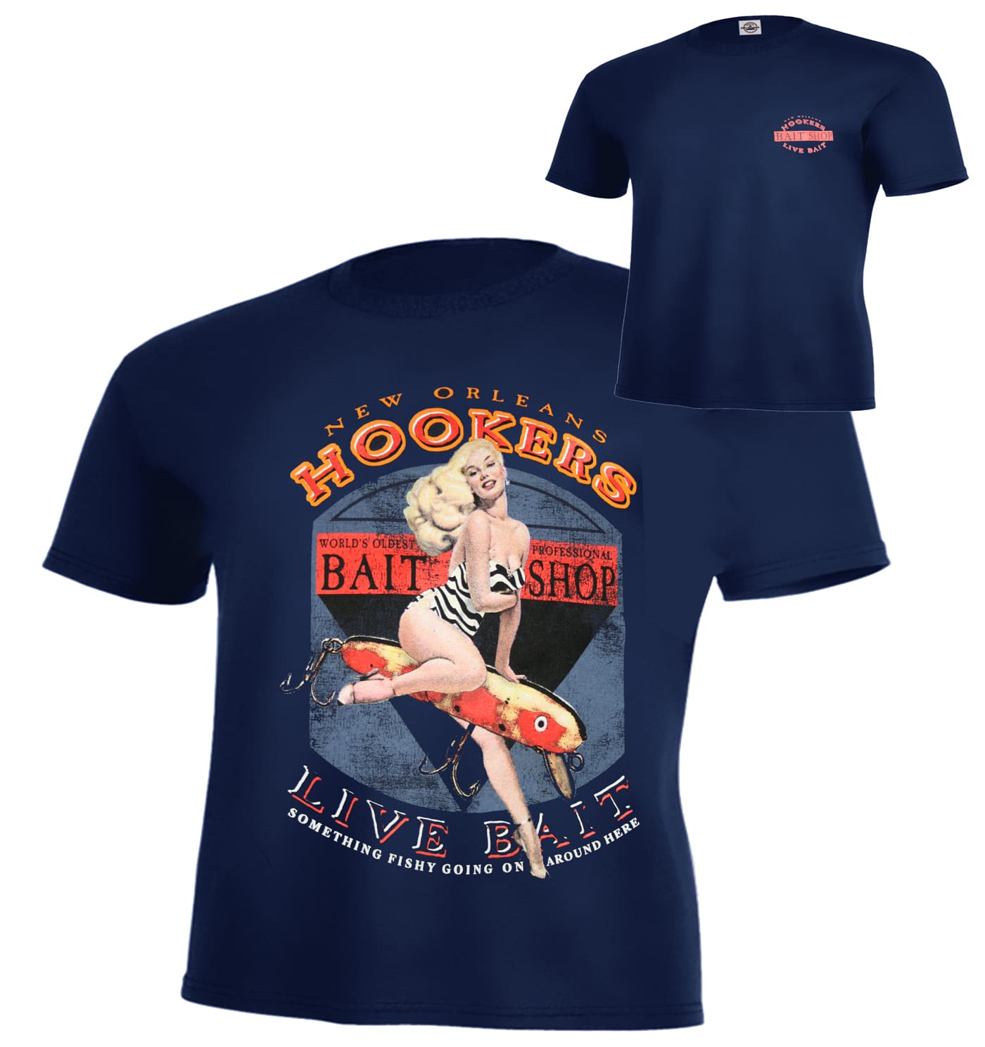 Dirty Hooker Louisiana T-Shirt T-Shirt / Dark Heather Grey / XXXXL
