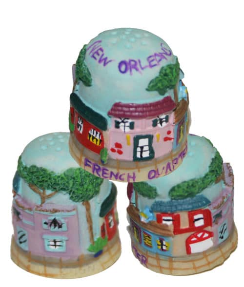 New Orleans salt and pepper shakers