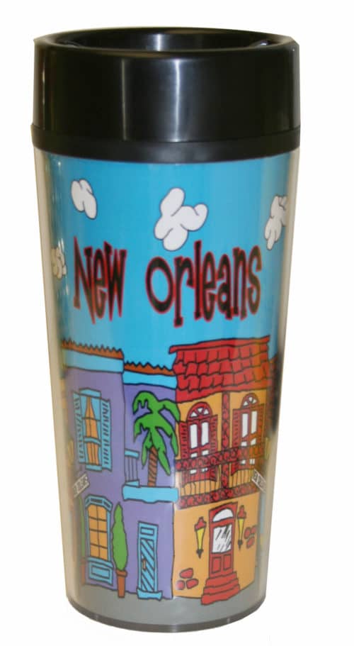 New Orleans travel mug